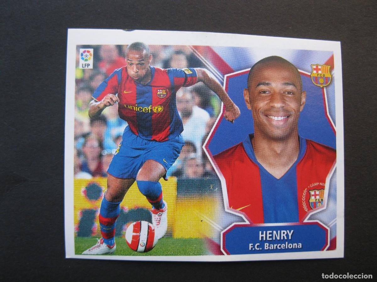Cromos de f&uacute;tbol: HENRY (F.C. BARCELONA) - CAMPEONATO DE LIGA 08/09 - EDICIONES ESTE - NUNCA PEGADO.