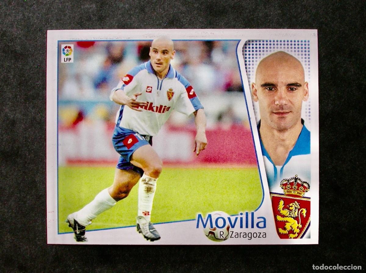 Cromos de f&uacute;tbol: MOVILLA / ZARAGOZA / EDICIONES ESTE LIGA 2004-2005 04-05 / NUNCA PEGADO