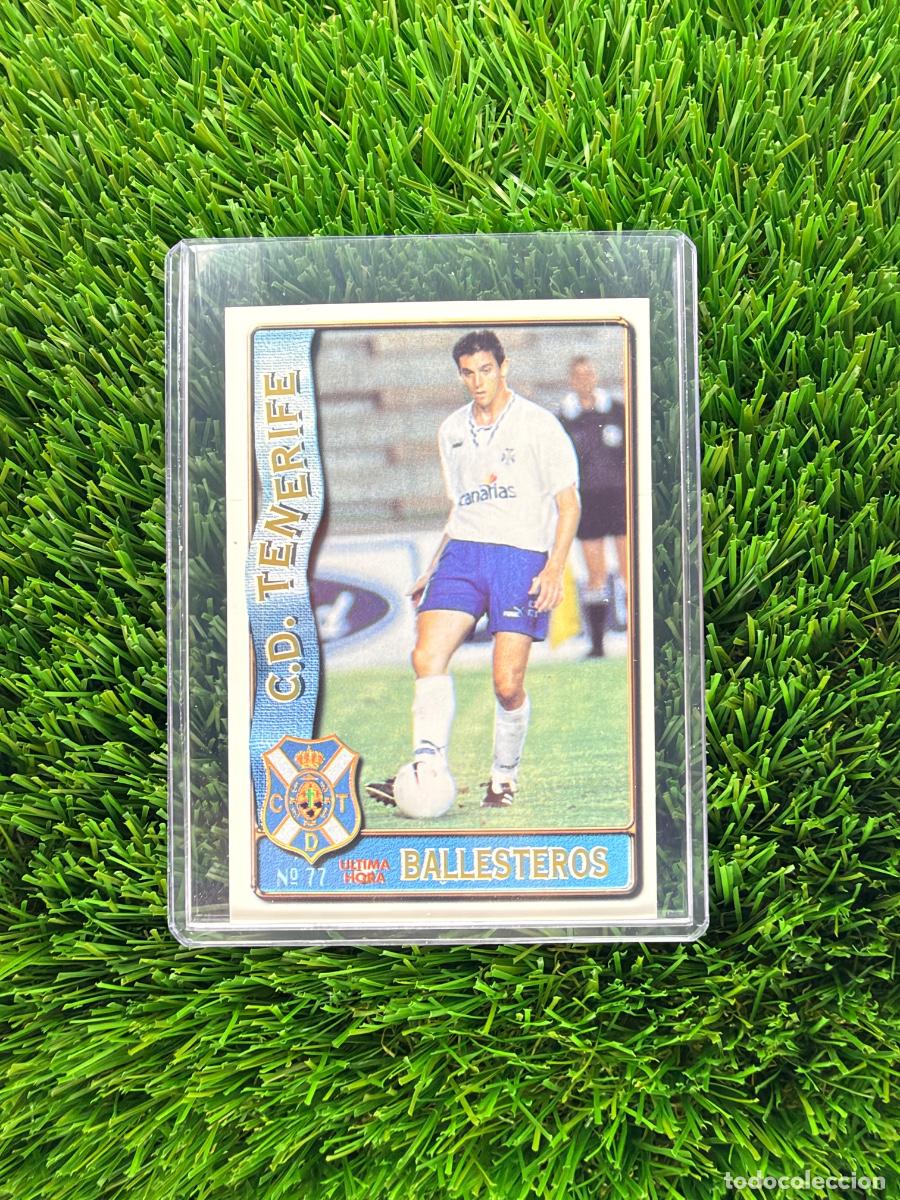 Cromos de f&uacute;tbol: N&ordm; 77A Ballesteros CD Tenerife Mundicromo Fichas de La Liga 96 97