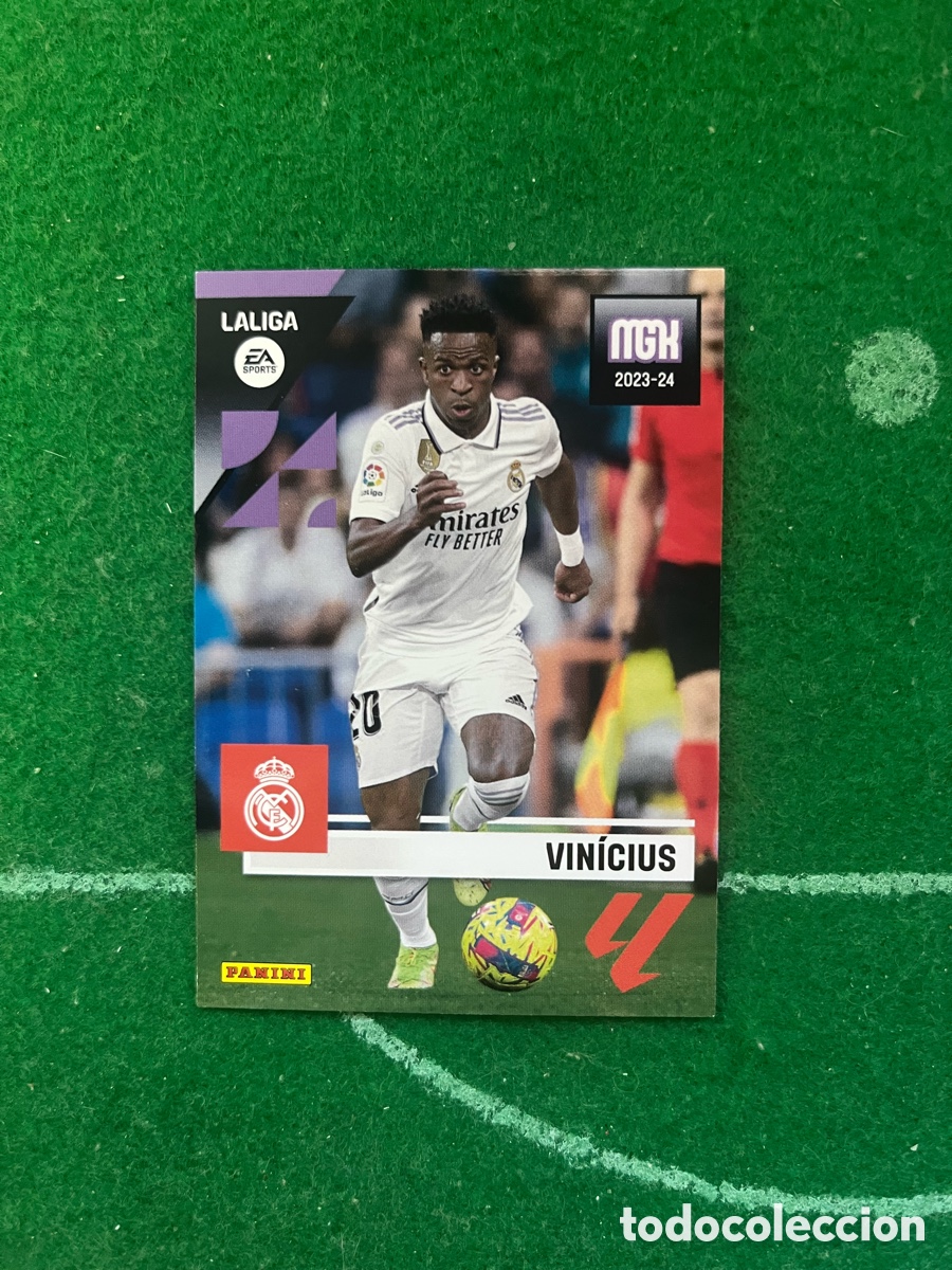 Cromos de f&uacute;tbol: 252 VINICIUS REAL MADRID MEGACRACKS 2023 2024 PANINI