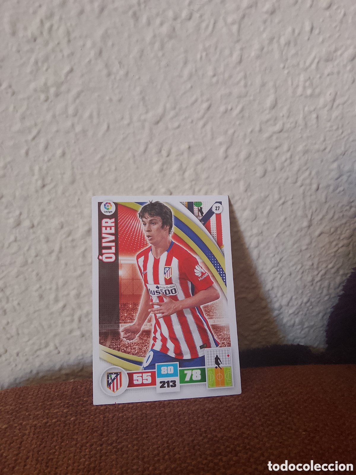 Cromos de f&uacute;tbol: Oliver atl&eacute;tico De Madrid 27 Adrenalyn XL 15-16 2015 2016
