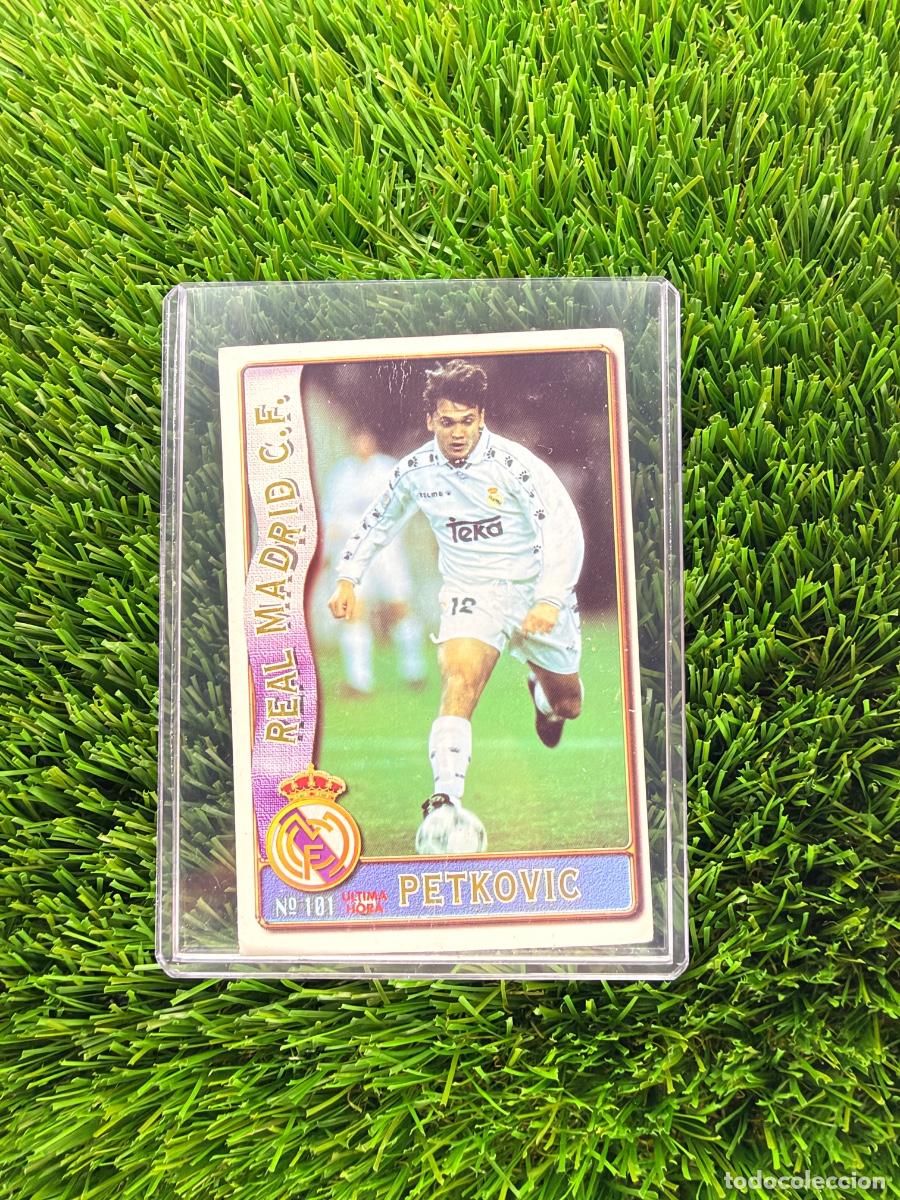 Cromos de f&uacute;tbol: N&ordm; 101A Petkovic Real Madrid CF Mundicromo Fichas de La Liga 96 97