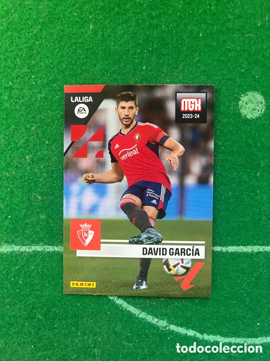 Cromos de f&uacute;tbol: 278 DAVID GARC&Iacute;A OSASUNA MEGACRACKS 2023 2024 PANINI