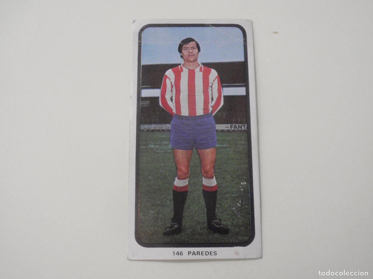 Cromos de f&uacute;tbol: Cromo de f&uacute;tbol 146 PAREDES - Sporting de Gij&oacute;n. Liga 1973 1974 RUIROMER - RUIZ ROMERO 73 74