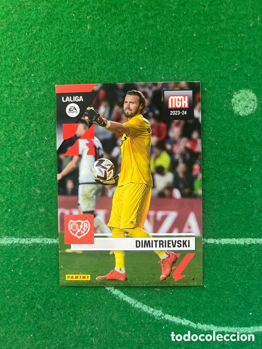 Fu&szlig;ball-Sticker: 290 DIMITRIEVSKI RAYO VALLECANO MEGACRACKS 2023 2024 PANINI