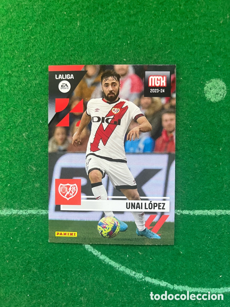 Figurine di Calcio: 297 UNAI L&Oacute;PEZ RAYO VALLECANO MEGACRACKS 2023 2024 PANINI