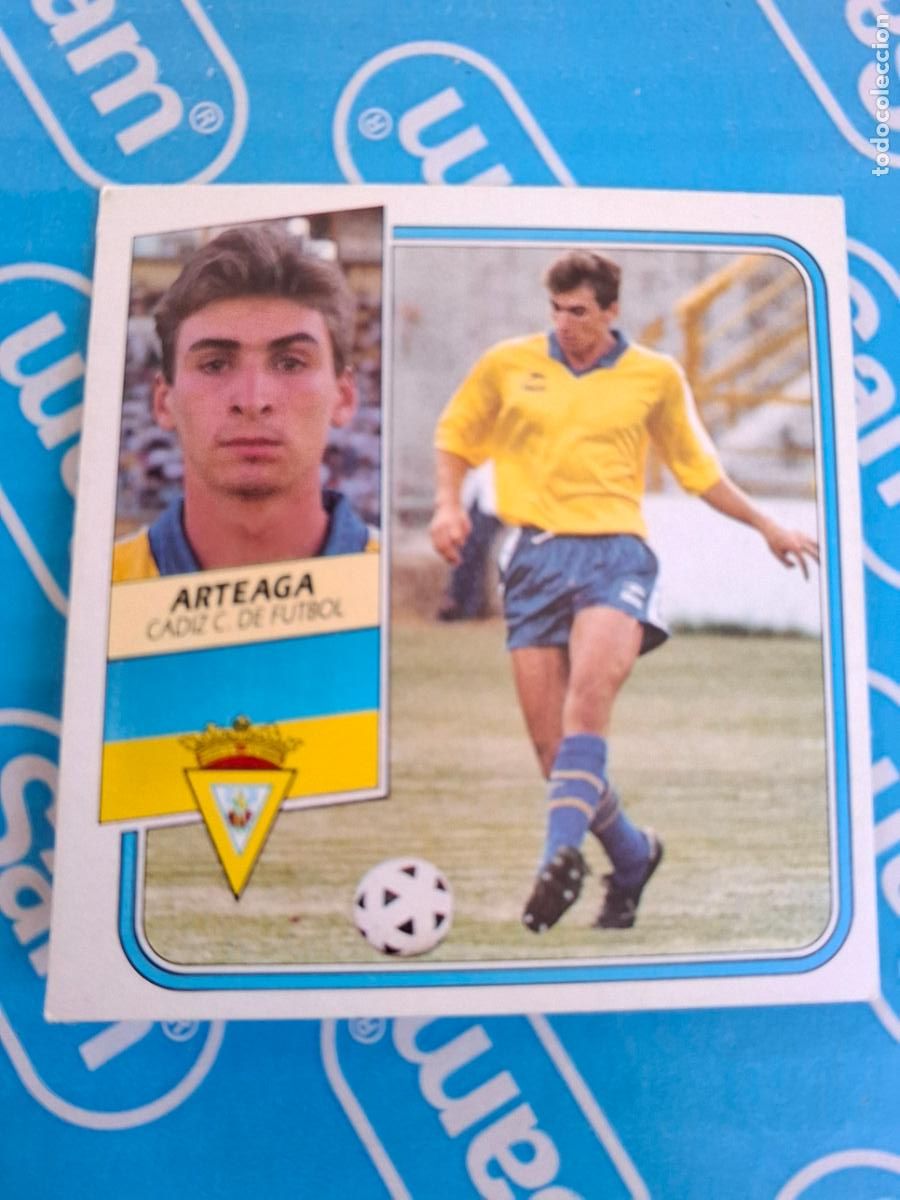 Figurine di Calcio: ESTE 1989 1990 89 90 - ARTEAGA ( COLOCA ) - C&Aacute;DIZ CF ( NUNCA PEGADO )