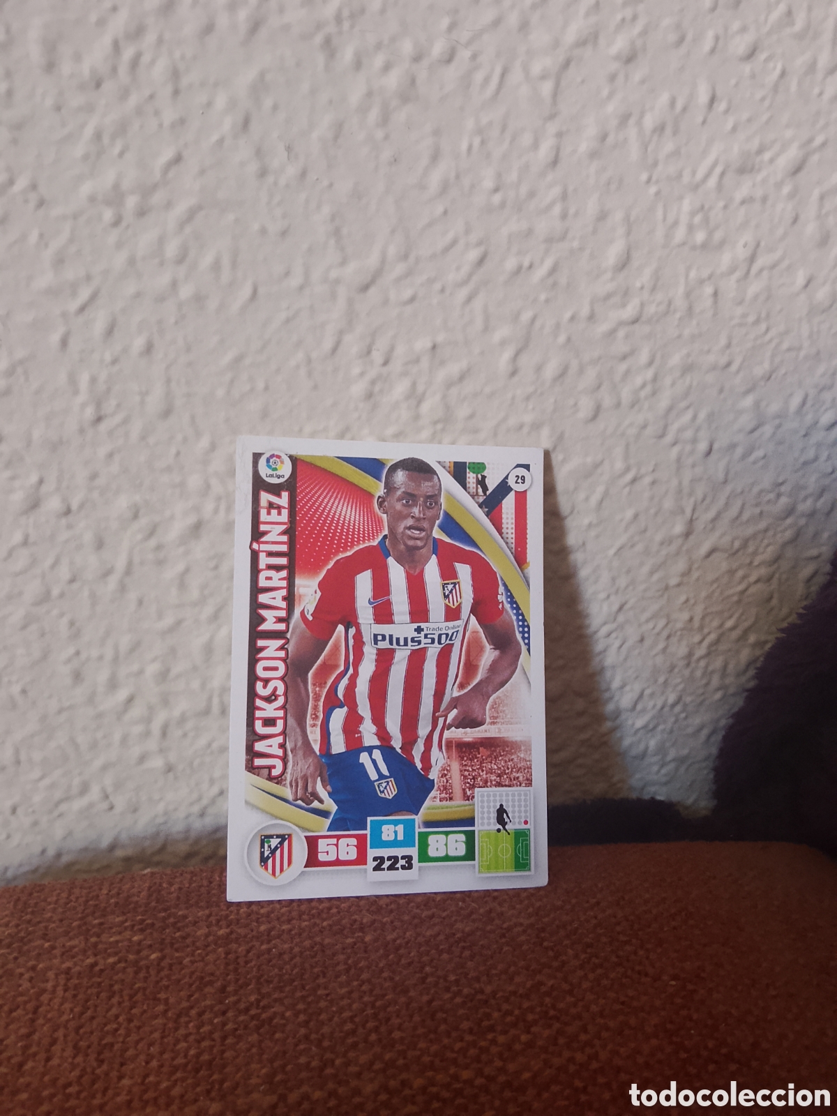 Figurine di Calcio: Jackson Mart&iacute;nez 29 atl&eacute;tico De Madrid Adrenalyn XL 15-16 2015 2016