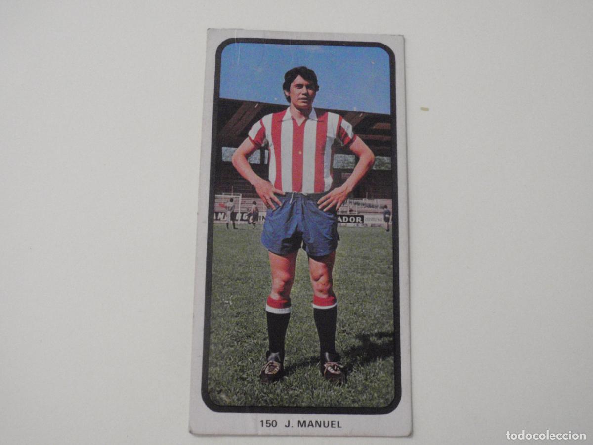 Cromos de f&uacute;tbol: Cromo de f&uacute;tbol 150 JOSE MANUEL - Sporting de Gij&oacute;n. Liga 1973 1974 RUIROMER - RUIZ ROMERO 73 74