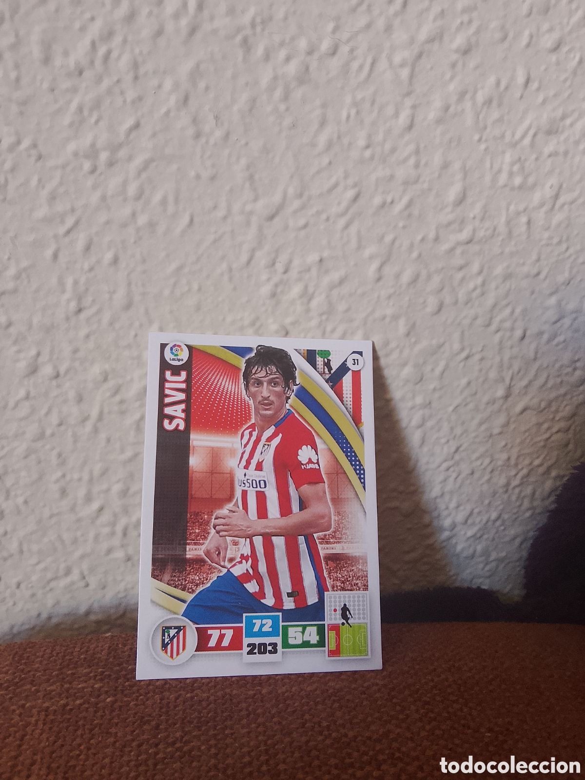 Cromos de f&uacute;tbol: Savic 31 atl&eacute;tico De Madrid Adrenalyn XL 15-16 2015 2016