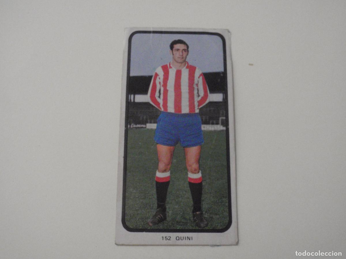Cromos de f&uacute;tbol: Cromo de f&uacute;tbol 152 QUINI - Sporting de Gij&oacute;n. Liga 1973 1974 RUIROMER - RUIZ ROMERO 73 74