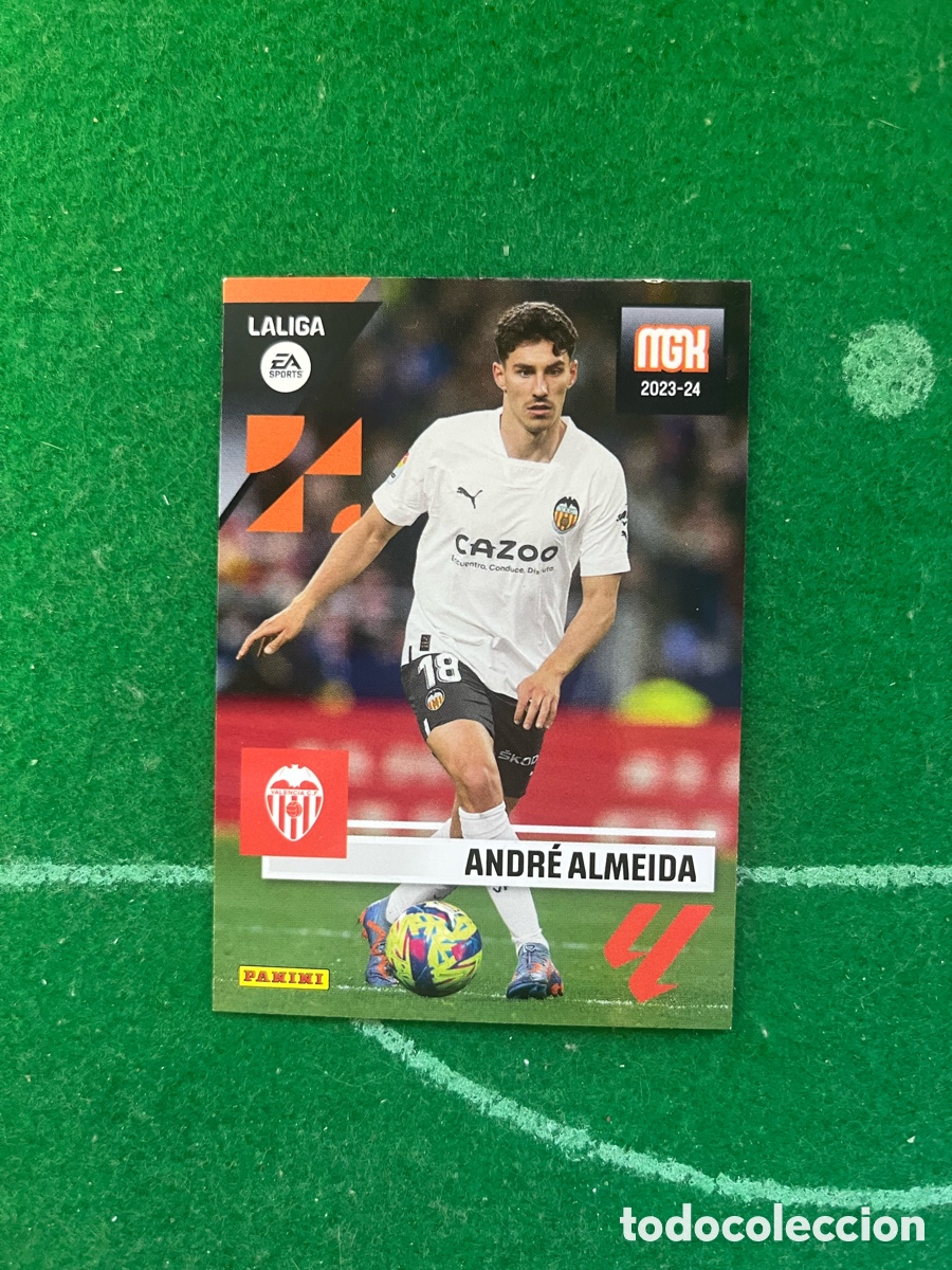 Cromos de f&uacute;tbol: 354 ANDRE ALMEIDA VALENCIA MEGACRACKS 2023 2024 PANINI
