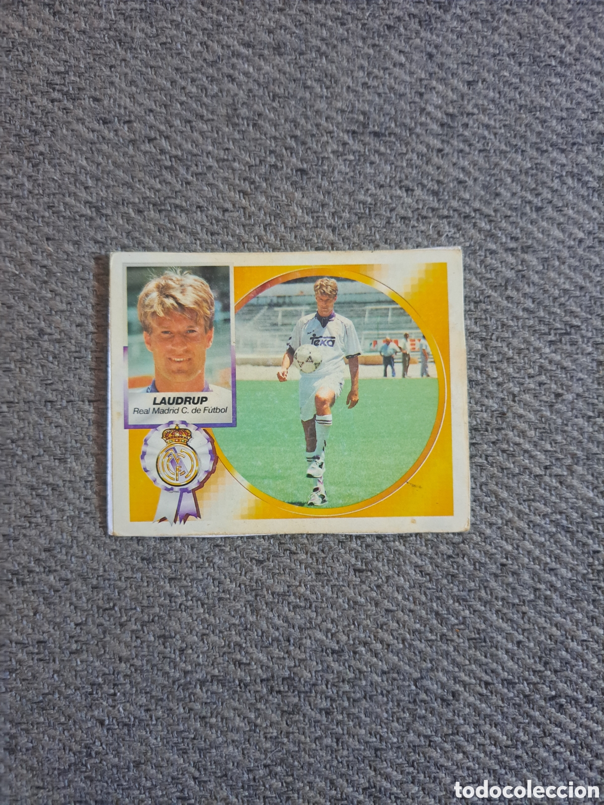 Cromos de Futebol: Laudrup. Versi&oacute;n. Recortado. Real Madrid. Liga Este 94-95