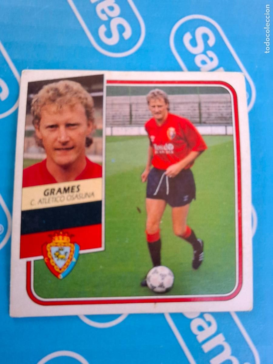 Cromos de f&uacute;tbol: ESTE 1989 1990 89 90 - FICHAJE N&ordm; 36 GRAMES - AT. OSASUNA ( NUNCA PEGADO )