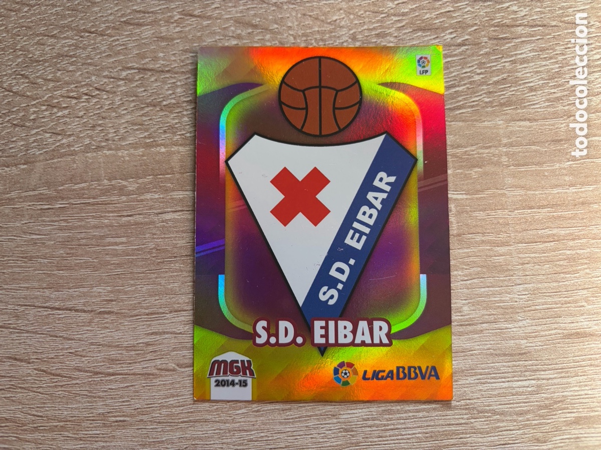Cromos de f&uacute;tbol: 127 S.D. EIBAR ESCUDO MEGACRACKS MGK 2014 2015 14 15