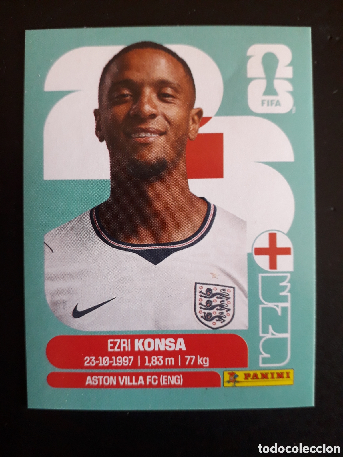 Cromos de f&uacute;tbol: KONSA INGLATERRA ENG 5 MUNDIAL F&Uacute;TBOL 2026 FIFA WORLD CUP PANINI SIN PEGAR PEDIDO M&Iacute;NIMO 3&euro;.