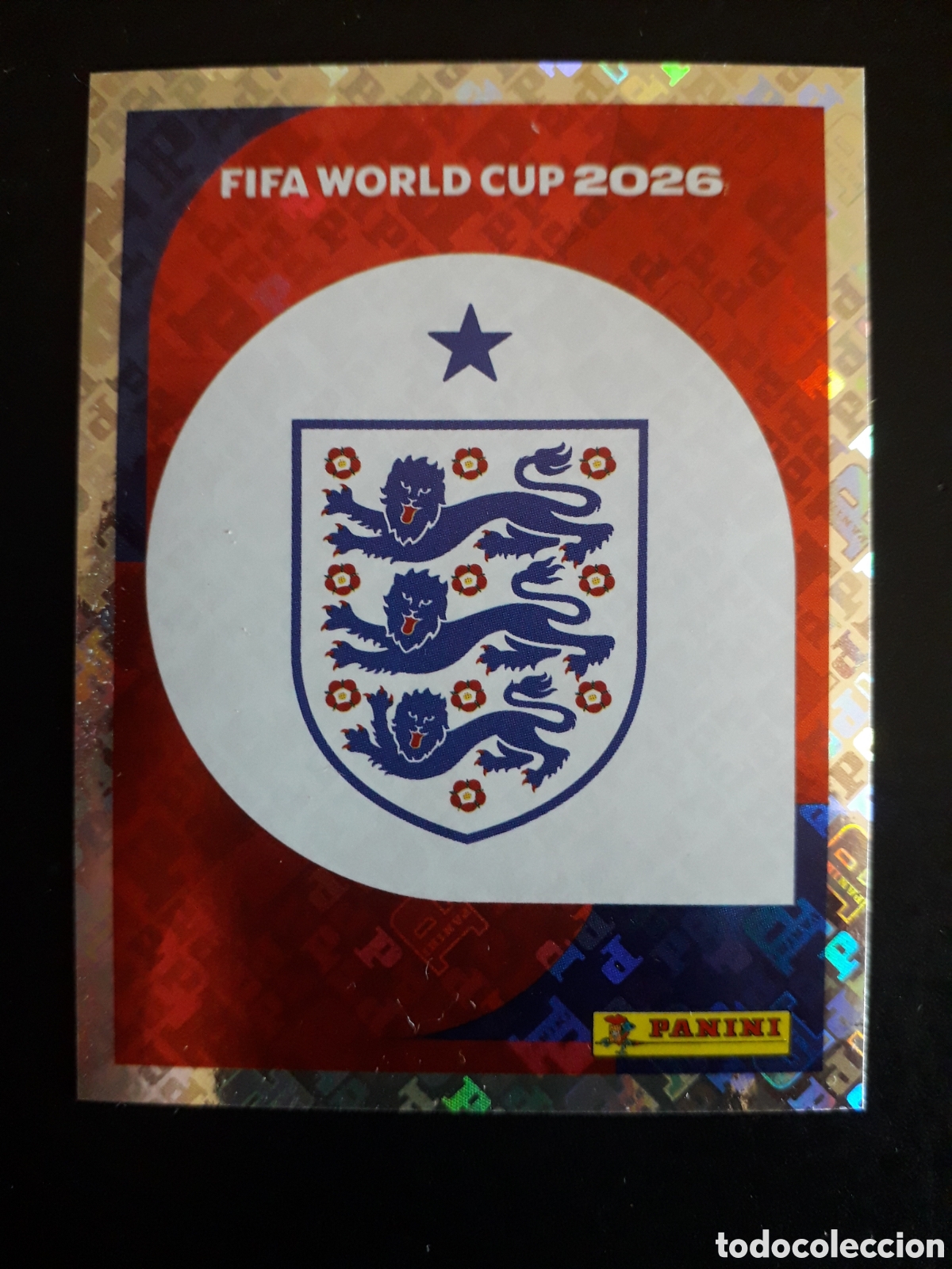 Cromos de f&uacute;tbol: ESCUDO INGLATERRA ENG 1 MUNDIAL F&Uacute;TBOL 2026 FIFA WORLD CUP PANINI SIN PEGAR PEDIDO M&Iacute;NIMO 3&euro;