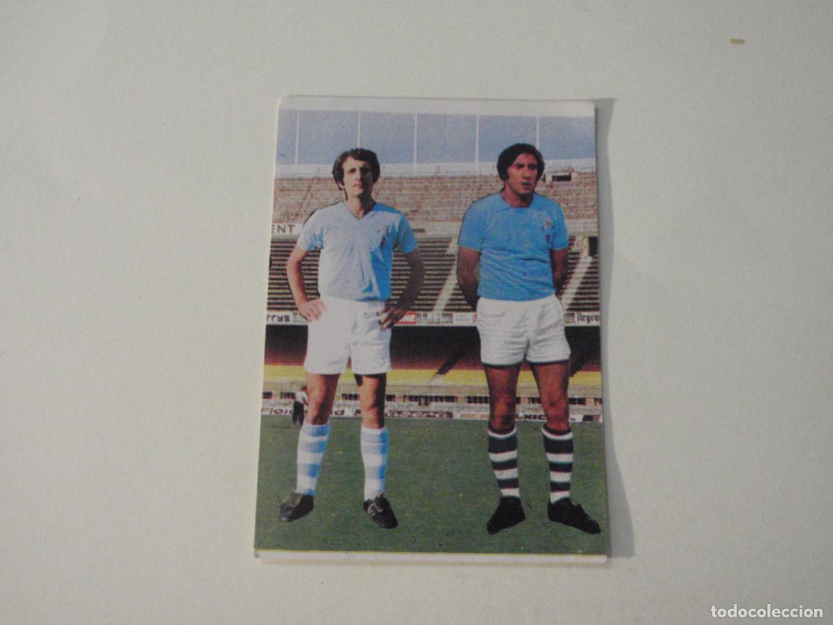Cromos de f&uacute;tbol: Cromo de f&uacute;tbol 39 NAVAS - NAVARRO (Celta). Liga 1975 1976 RUIROMER - RUIZ ROMERO 77 76