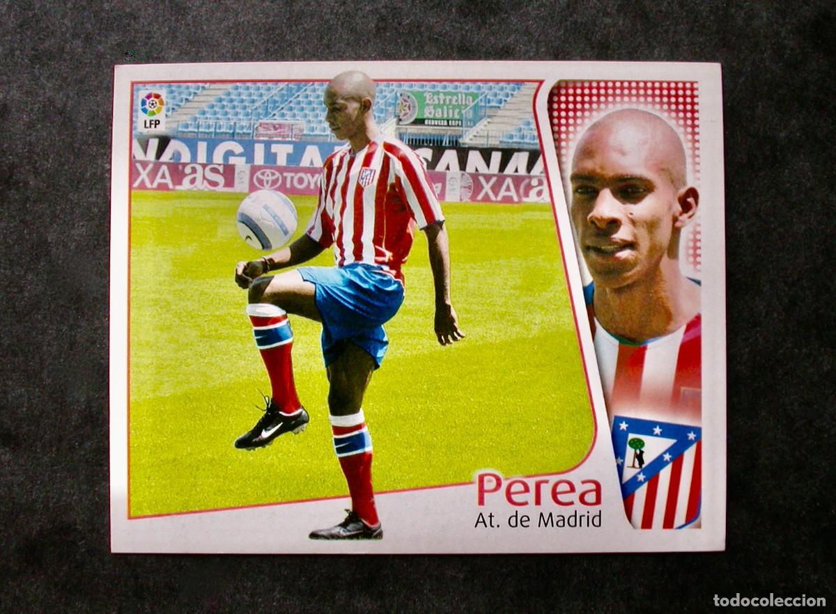 Football Stickers: PEREA / FICHAJE 1 / ATL&Eacute;TICO DE MADRID / EDICIONES ESTE LIGA 2004-2005 04-05 / NUNCA PEGADO