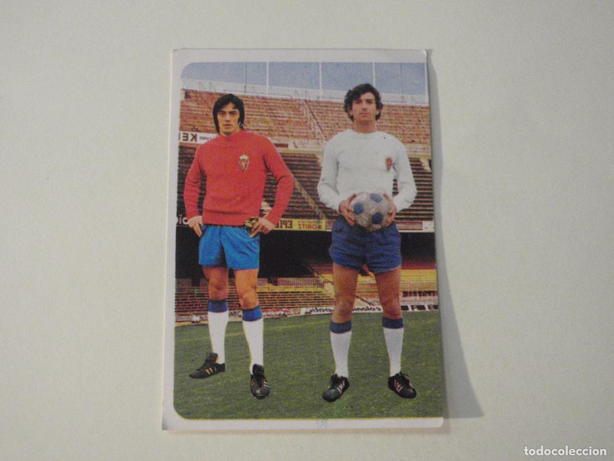 Cromos de f&uacute;tbol: Cromo de f&uacute;tbol 137 RICO - IRAZUSTA (Zaragoza). Liga 1975 1976 RUIROMER - RUIZ ROMERO 75 76