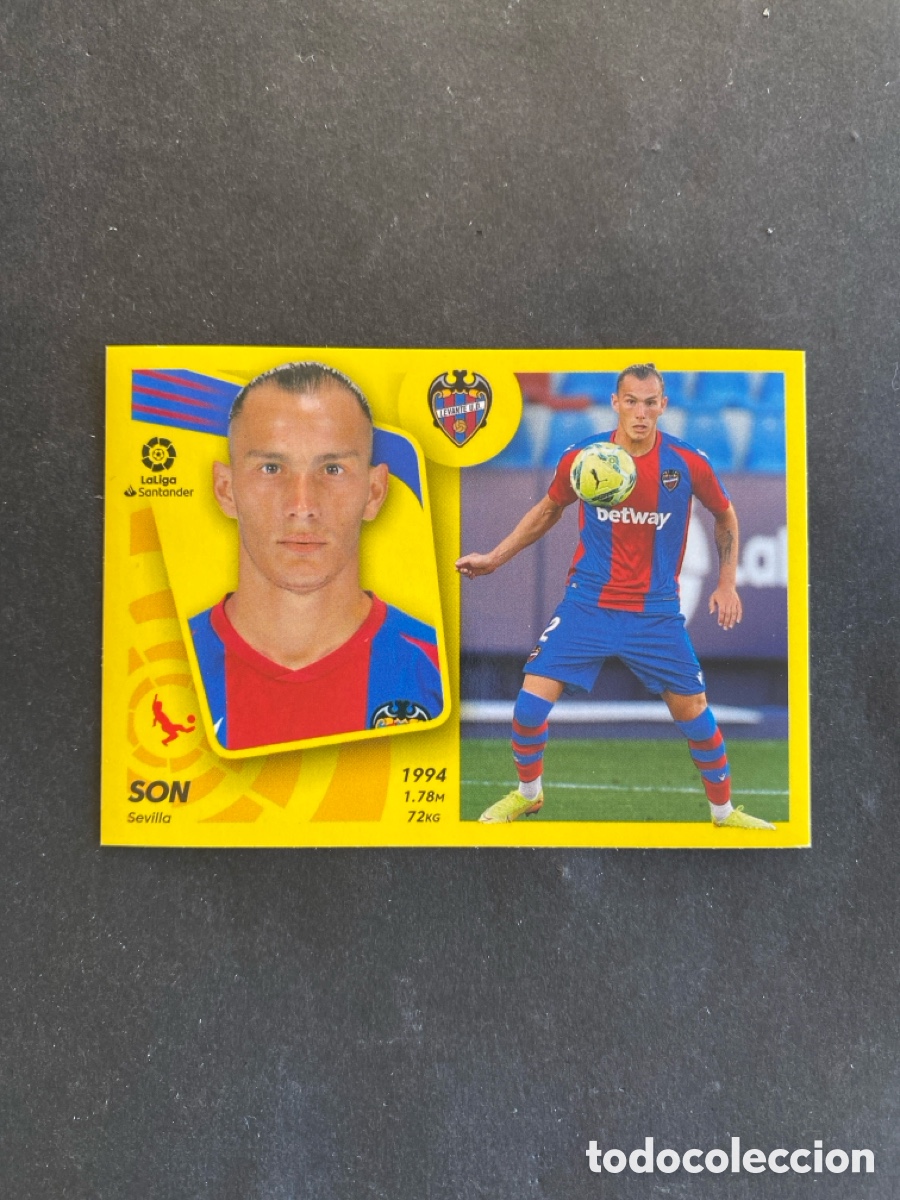 Fu&szlig;ball-Sticker: Cromo liga 21/22 Levante N* 7B