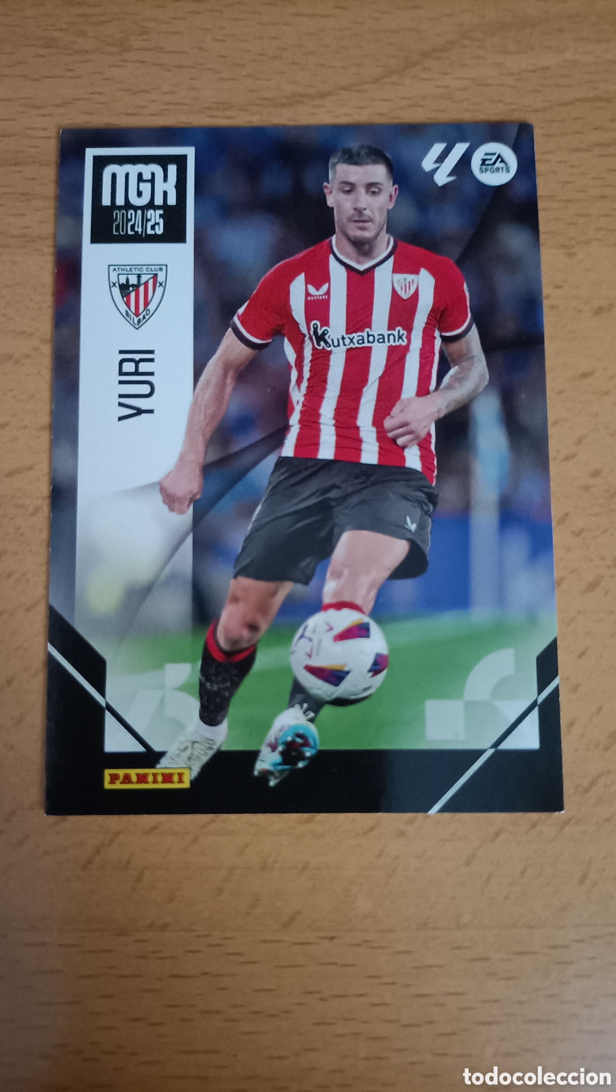 Fu&szlig;ball-Sticker: Cromo Error Yuri Athletic de Bilbao Megacracks 24/25