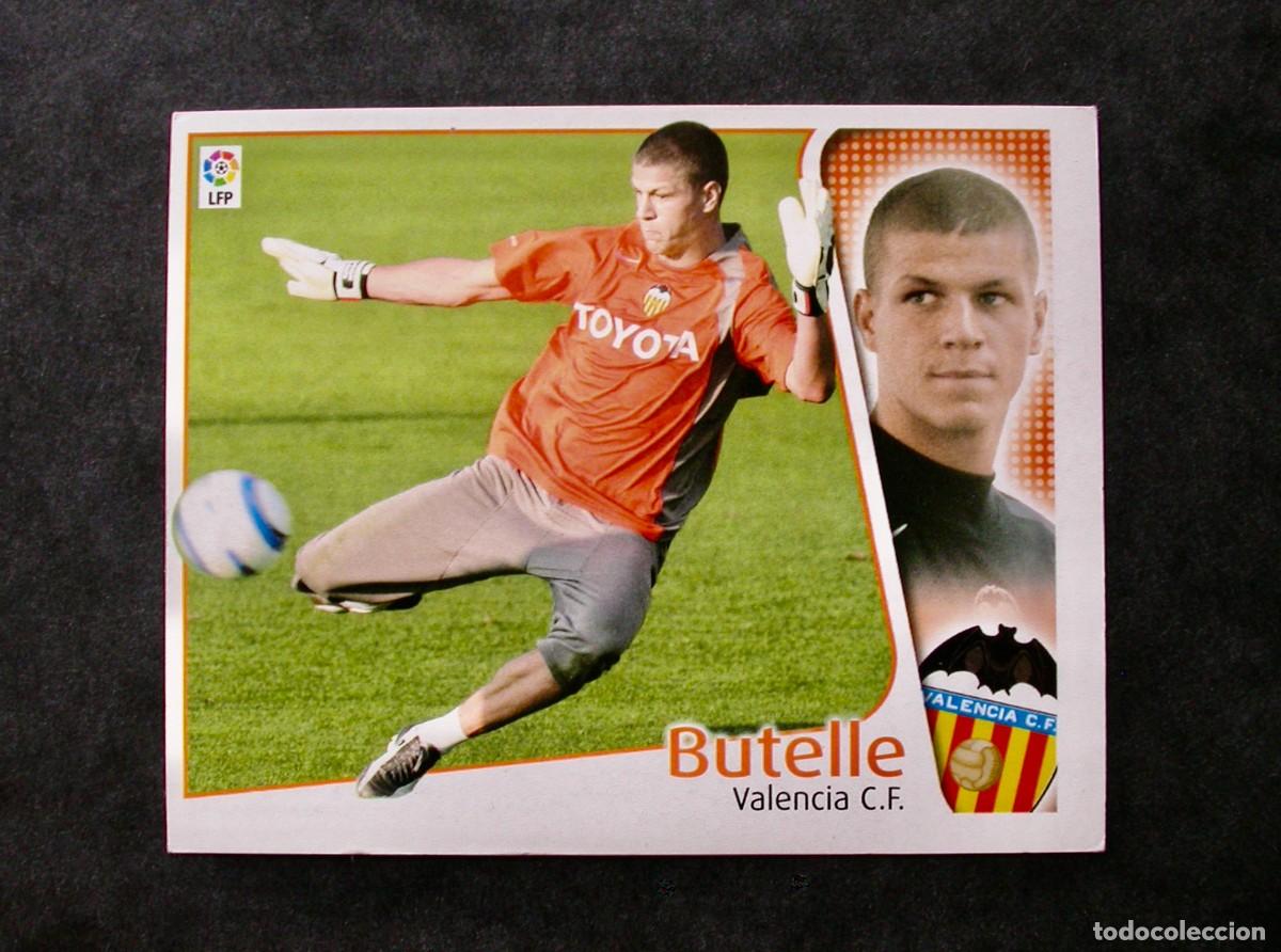 Fu&szlig;ball-Sticker: BUTELLE / FICHAJE 8 / VALENCIA / EDICIONES ESTE LIGA 2004-2005 04-05 / NUNCA PEGADO