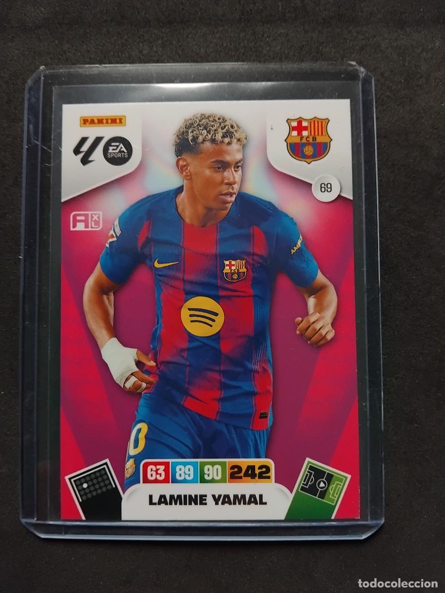 Fu&szlig;ball-Sticker: 69 LAMINE YAMAL - FC BARCELONA - Panini Adrenalyn XL La Liga 2025-26 2025 2026 BAR&Ccedil;A