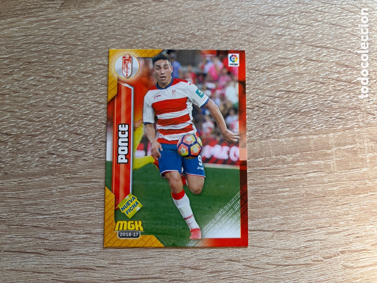 Cromos de f&uacute;tbol: 264 BIS EZEQUIEL PONCE NUEVA FICHA MEGACRACKS MGK 2016 2017 16 17 GRANADA CF