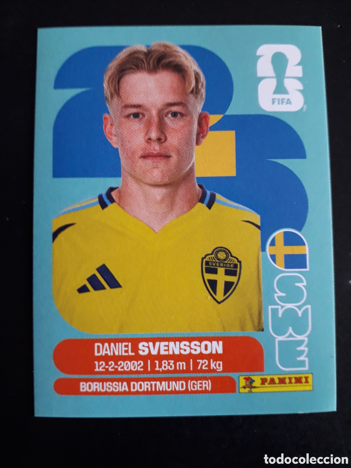 Cromos de f&uacute;tbol: DANIEL SVENSSON SUECIA SWE 14 MUNDIAL F&Uacute;TBOL 2026 FIFA WORLD CUP PANINI SIN PEGAR PEDIDO M&Iacute;NIMO 3&euro;.