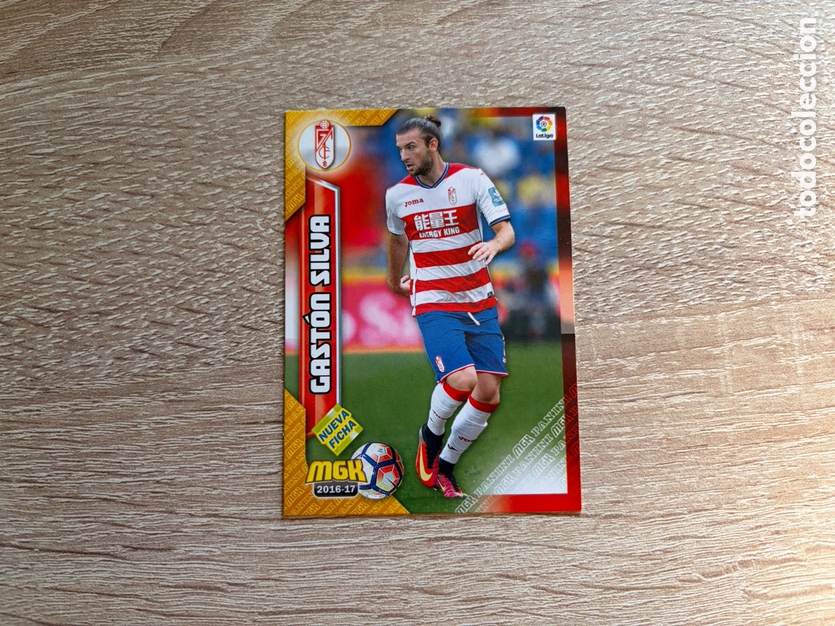 Cromos de f&uacute;tbol: 251 BIS GAST&Oacute;N SILVA NUEVA FICHA MEGACRACKS MGK 2016 2017 16 17 GRANADA CF