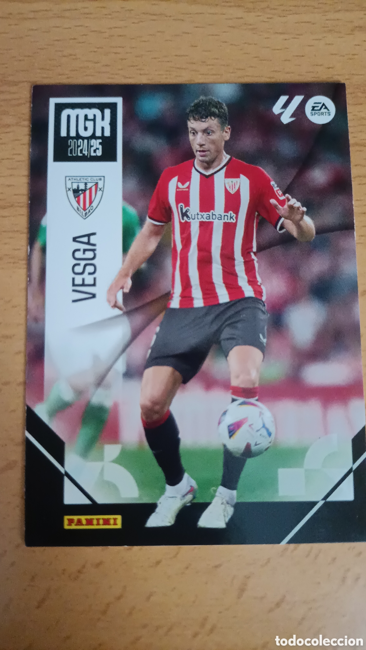 Cromos de f&uacute;tbol: Cromo Error Vesga Athletic de Bilbao Megacracks 24/25