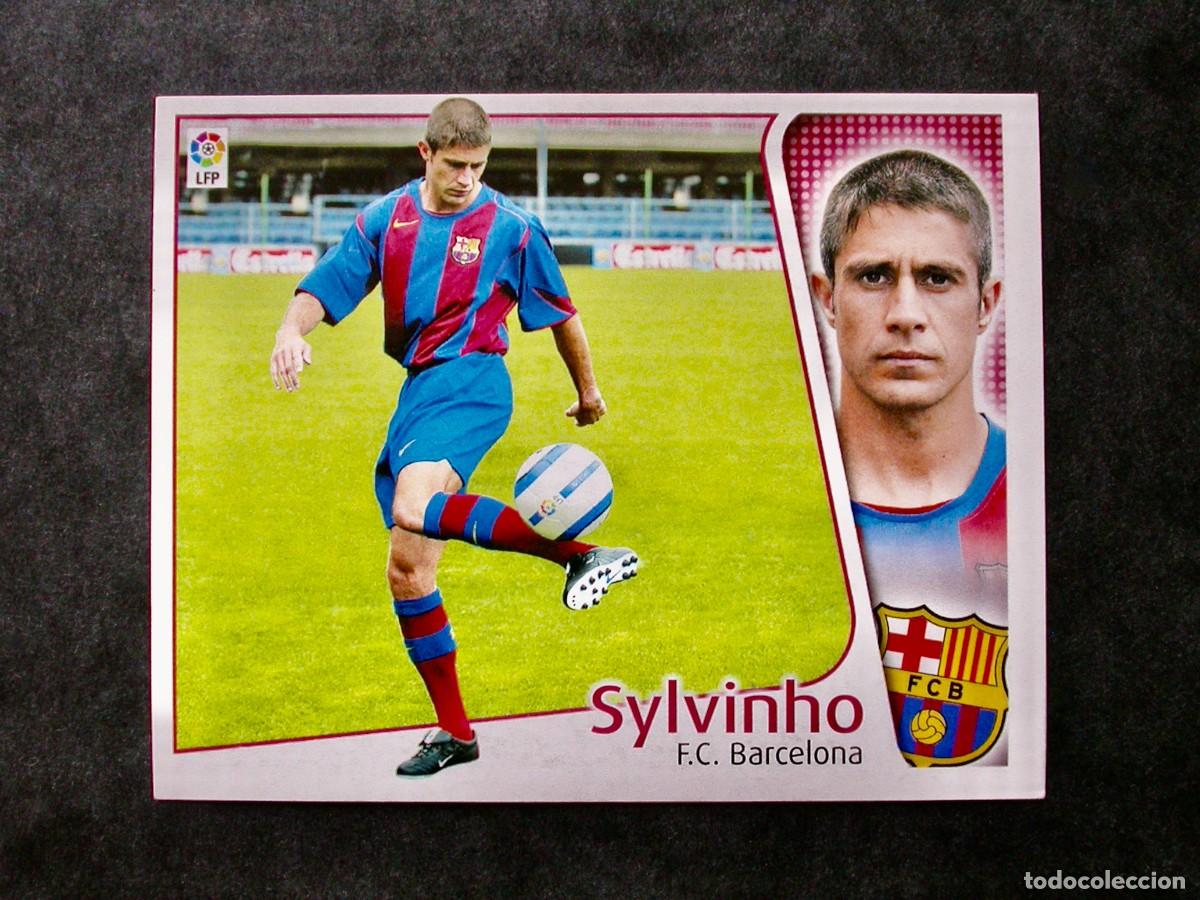 Cromos de f&uacute;tbol: SYLVINHO / FICHAJE 9 / FC BARCELONA / EDICIONES ESTE LIGA 2004-2005 04-05 / NUNCA PEGADO