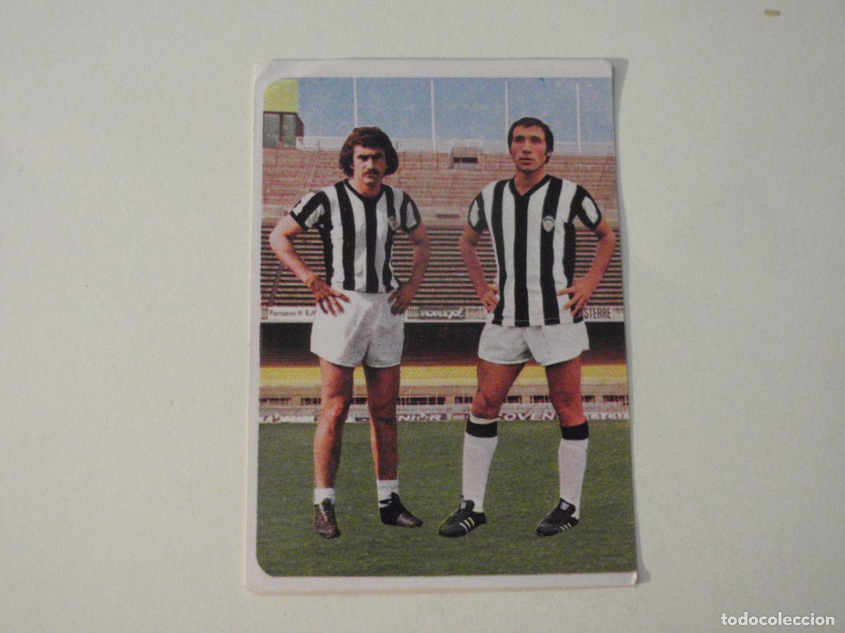 Cromos de f&uacute;tbol: Cromo de f&uacute;tbol 157 ORTEGA - CIOFFI (Castell&oacute;n). Liga 1975 1976 RUIROMER - RUIZ ROMERO 77 76