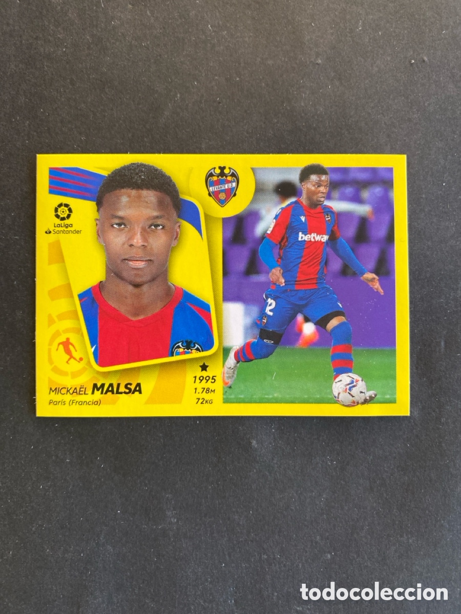 Cromos de f&uacute;tbol: Cromo liga 21/22 Levante N* 12B