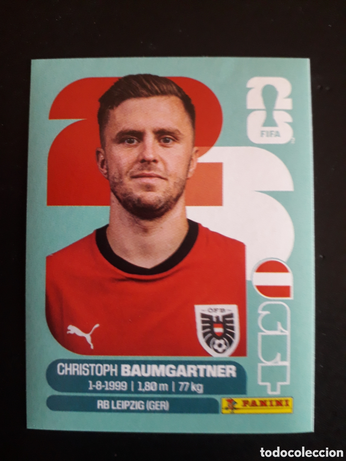Cromos de f&uacute;tbol: BAUMGARTNER AUSTRIA AUT 18 MUNDIAL F&Uacute;TBOL 2026 FIFA WORLD CUP PANINI SIN PEGAR PEDIDO M&Iacute;NIMO 3&euro;.