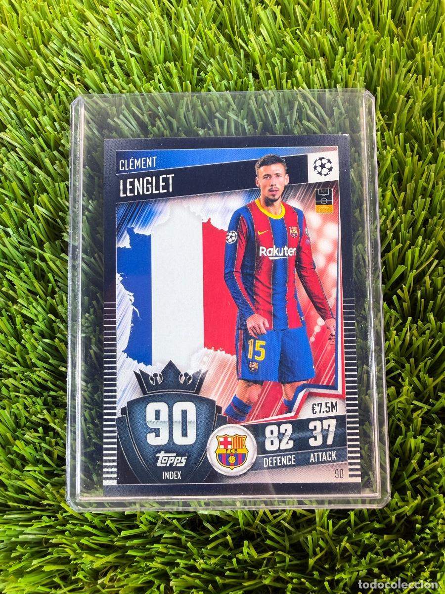 Football Stickers: N&ordm; 90 Clement Lenglet FC Barcelona Match Attax 101 20 21