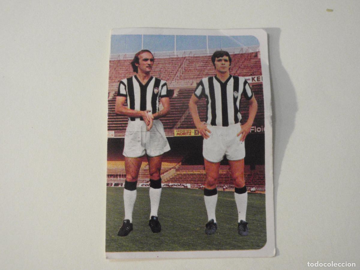 Football Stickers: Cromo de f&uacute;tbol 160 ESCOLA - FERMIN (Castell&oacute;n). Liga 1975 1976 RUIROMER - RUIZ ROMERO 75 76