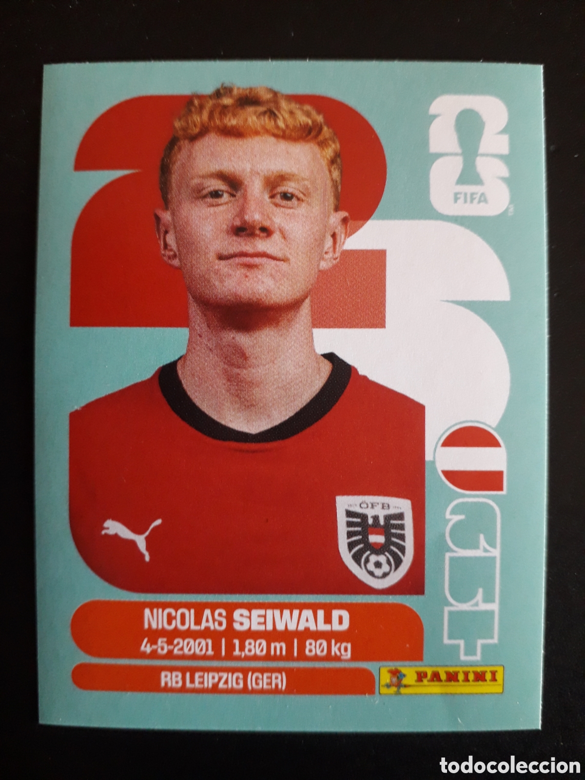 Cromos de f&uacute;tbol: SEIWALD AUSTRIA AUT 15 MUNDIAL F&Uacute;TBOL 2026 FIFA WORLD CUP PANINI SIN PEGAR PEDIDO M&Iacute;NIMO 3&euro;