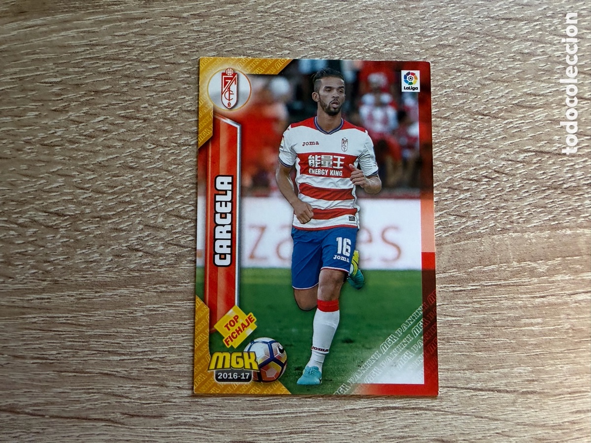 Cromos de f&uacute;tbol: 266 MEHDI CARCELA GONZ&Aacute;LEZ TOP FICHAJE MEGACRACKS MGK 2016 2017 16 17 GRANADA CF