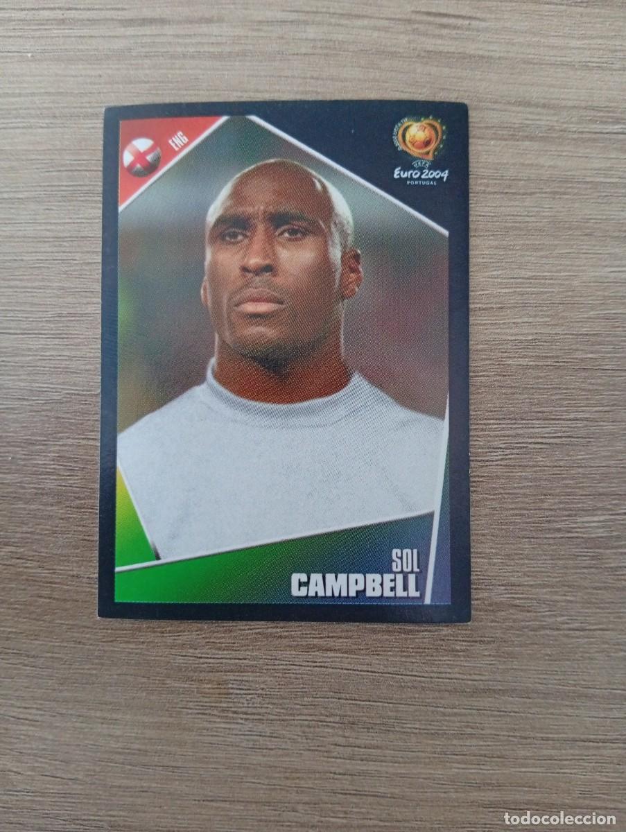 Cromos de f&uacute;tbol: SOL CAMPBELL 120 INGLATERRA EURO 2004 PORTUGAL NUNCA PEGADO SIN PEGAR
