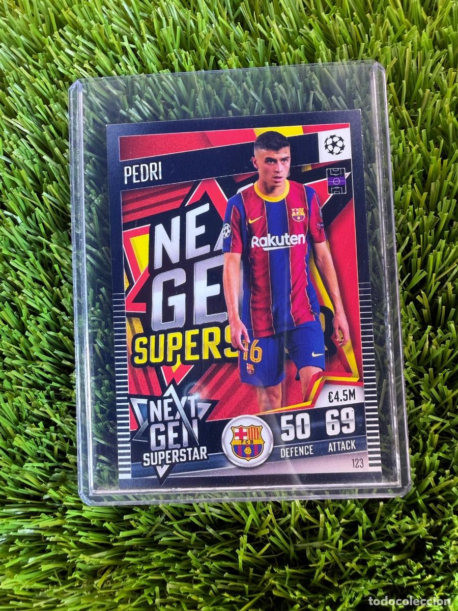Cromos de f&uacute;tbol: N&ordm; 123 Pedri Next Gen Superstar FC Barcelona Match Attax 101 20 21