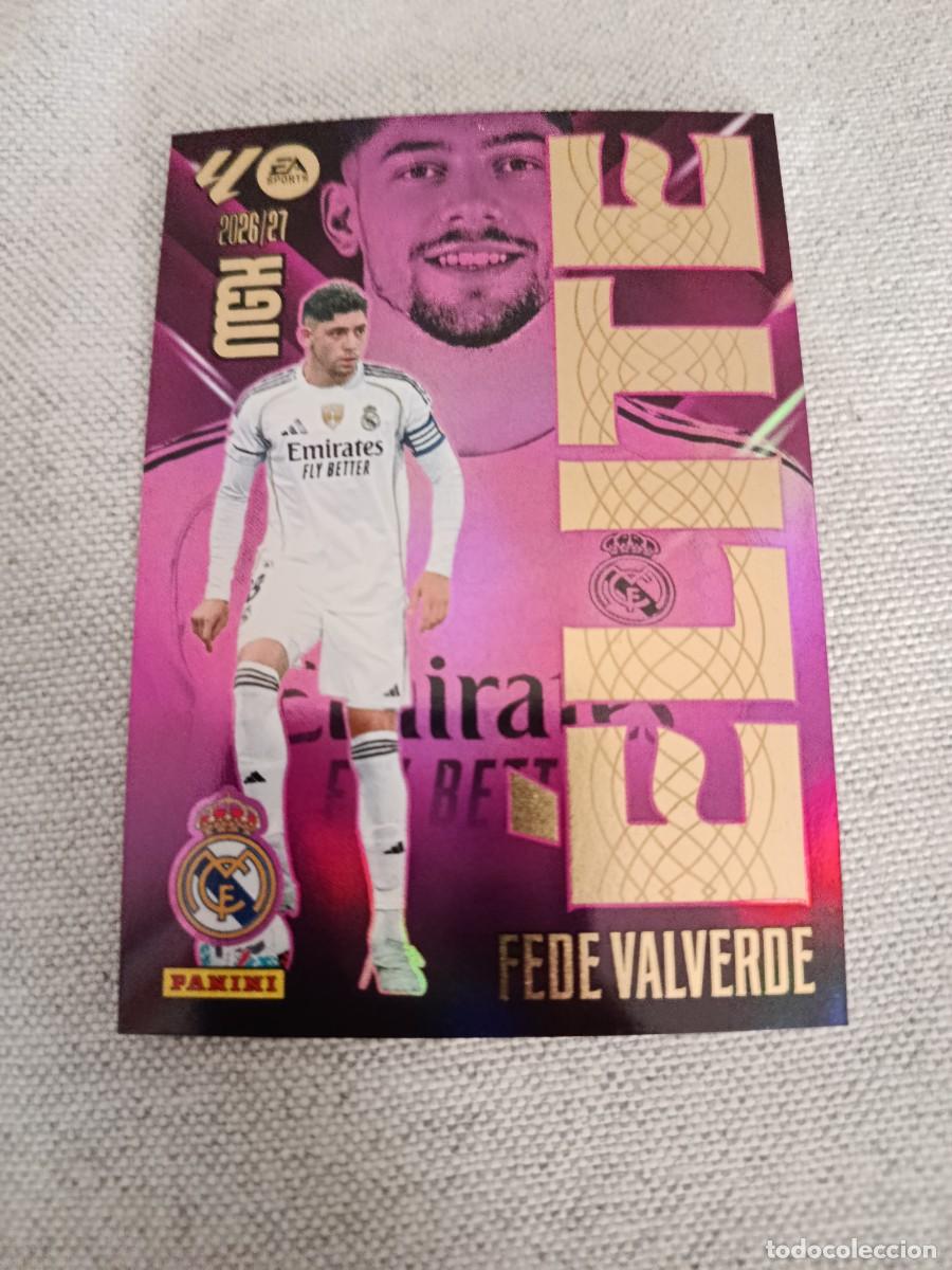 Football Stickers: Megacracks 26/27. Fede Valverde. Real Madrid. Elite.