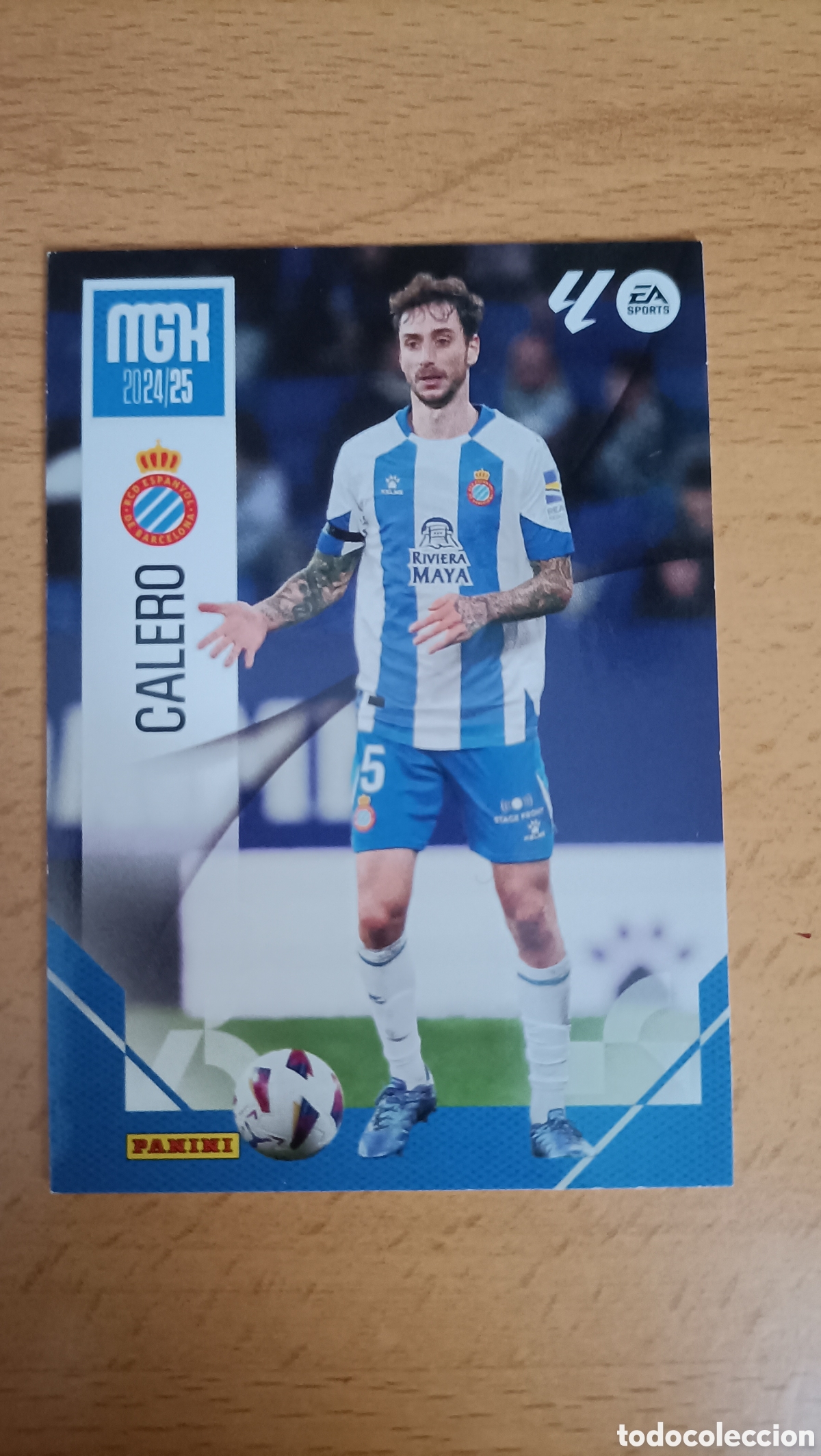 Football Stickers: Cromo error Calero Espanyol Megacracks 24/25