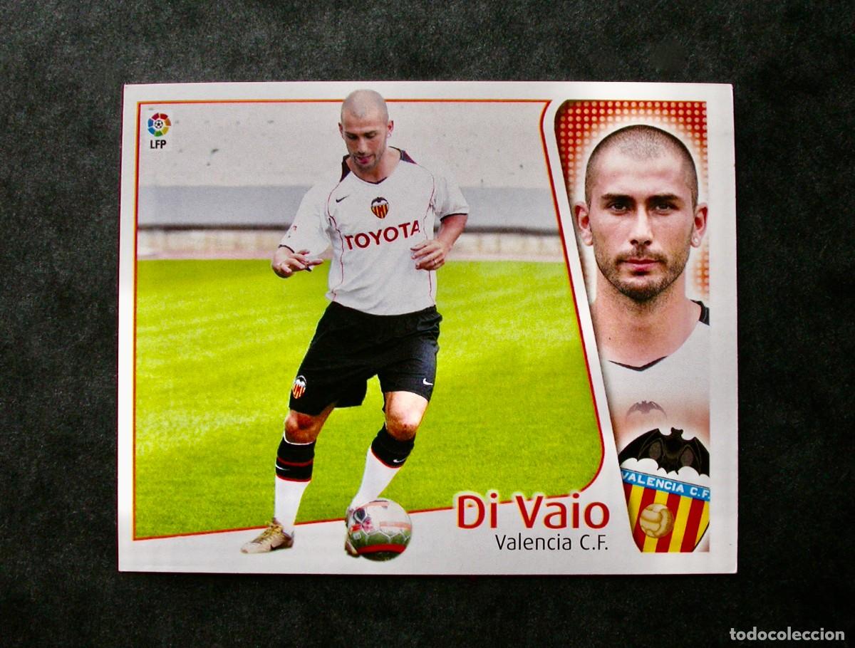 Football Stickers: DI VAIO / FICHAJE 18 / VALENCIA / EDICIONES ESTE LIGA 2004-2005 04-05 / NUNCA PEGADO