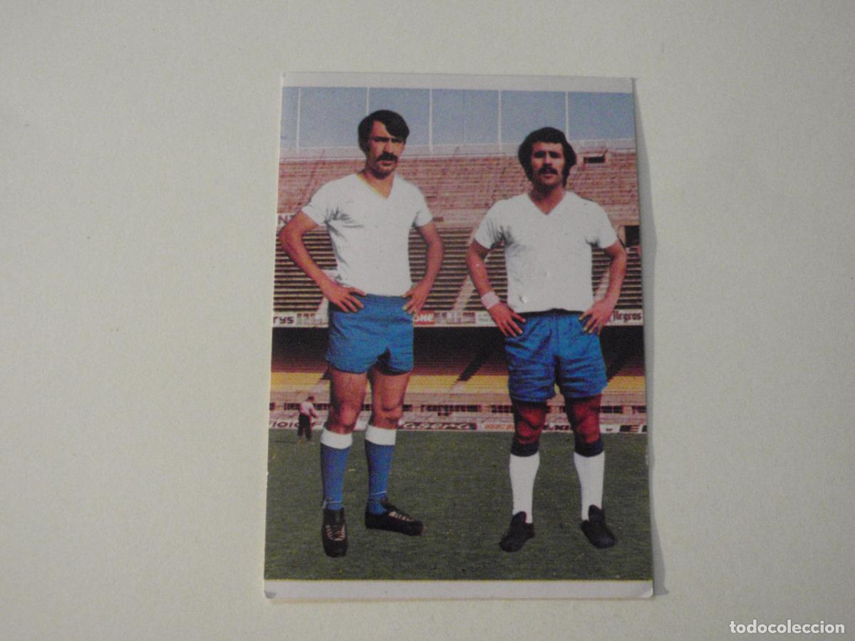 Cromos de Futebol: Cromo de f&uacute;tbol 207 MAURO - ESTEBAN (Tenerife). Liga 1975 1976 RUIROMER - RUIZ ROMERO 75 76