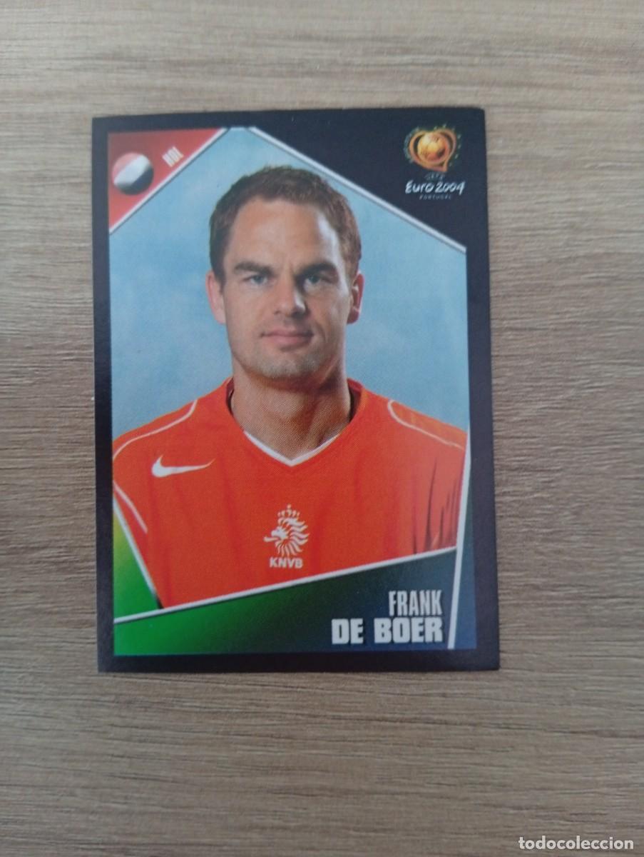 Fu&szlig;ball-Sticker: FRANK DE BOER 320 HOLANDA EURO 2004 PORTUGAL NUNCA PEGADO SIN PEGAR