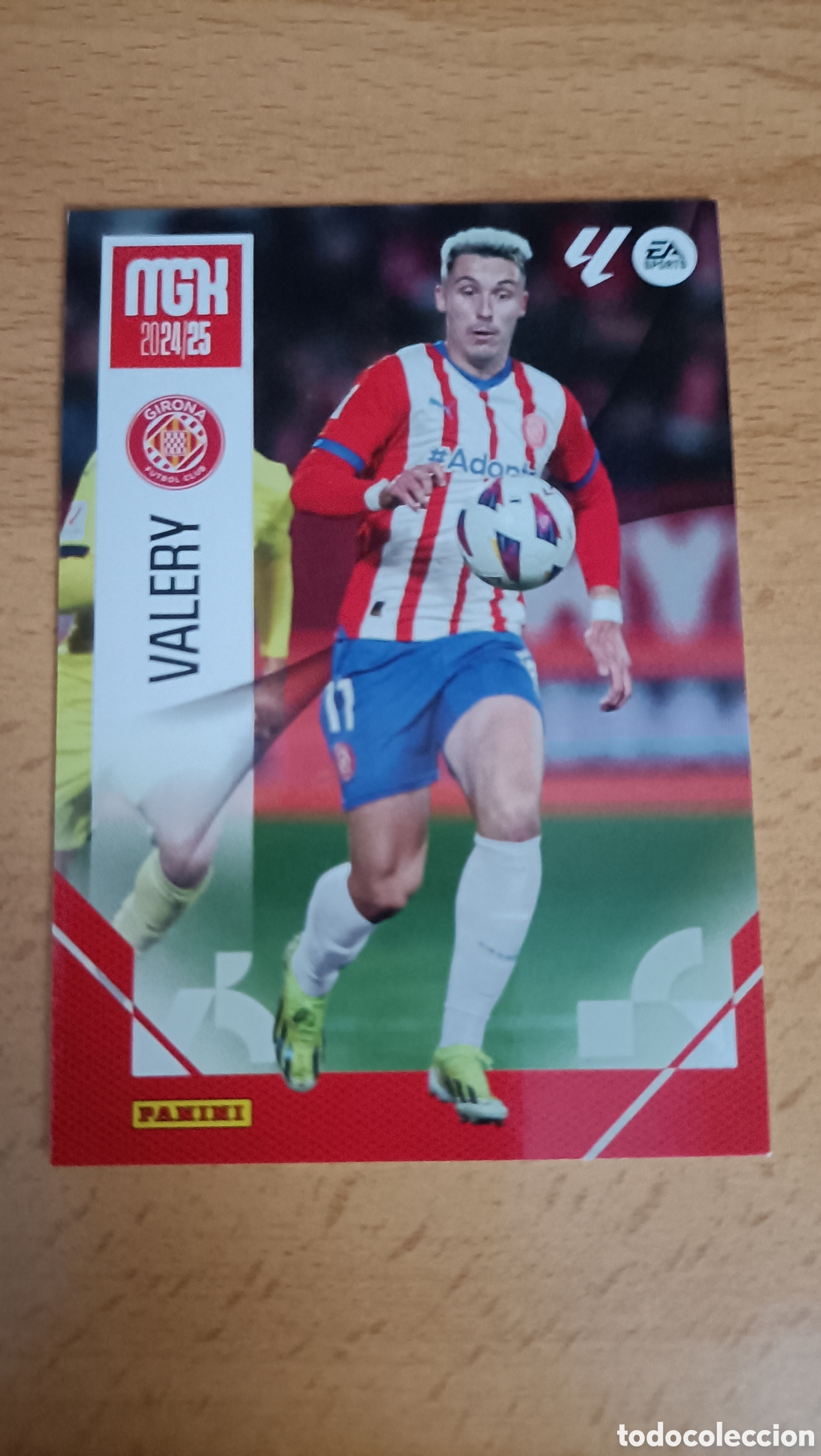 Football Stickers: Cromo error Valery Girona Megacracks 24/25