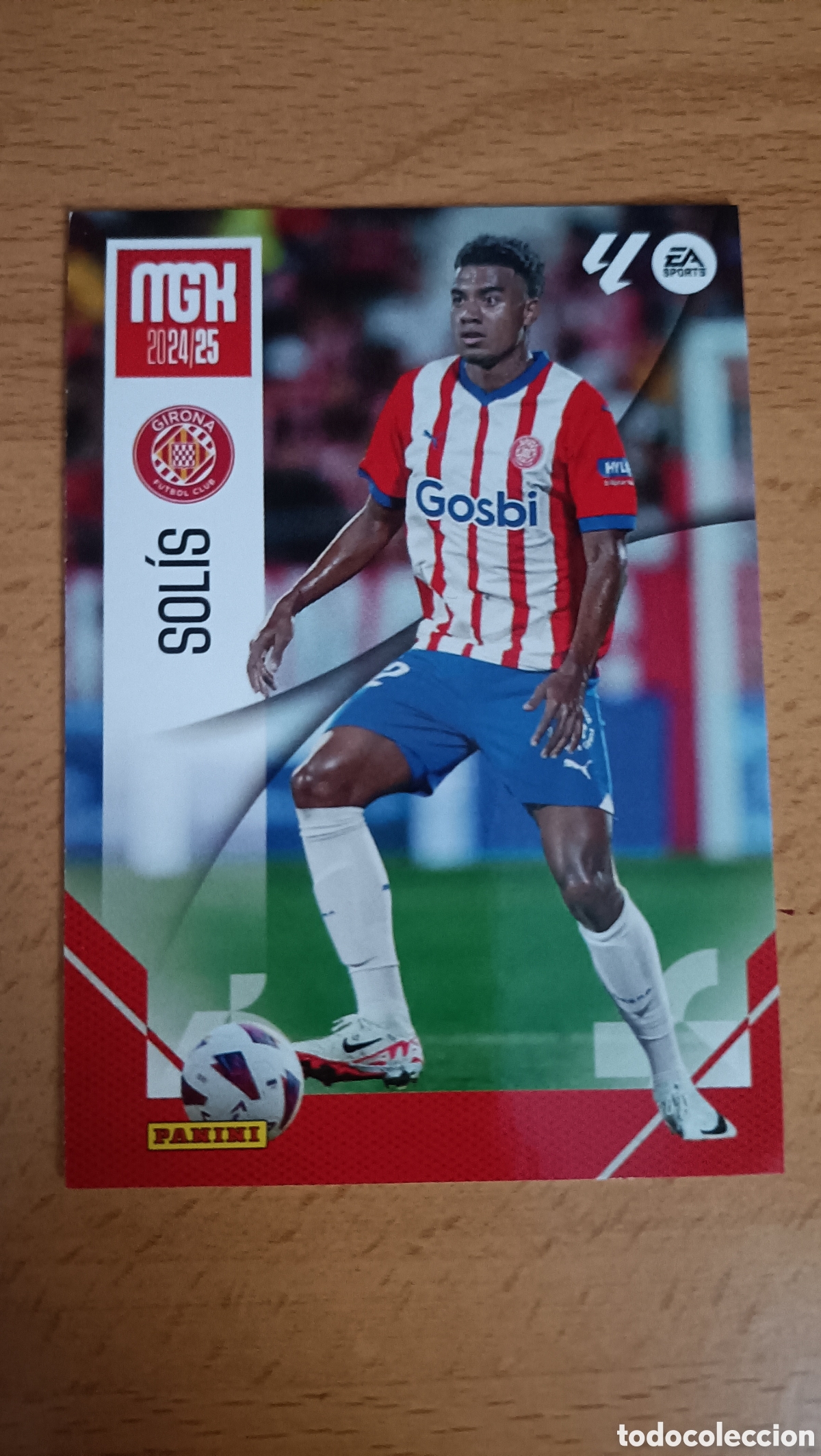 Cromos de f&uacute;tbol: Cromo error Sol&iacute;s Girona Megacracks 24/25