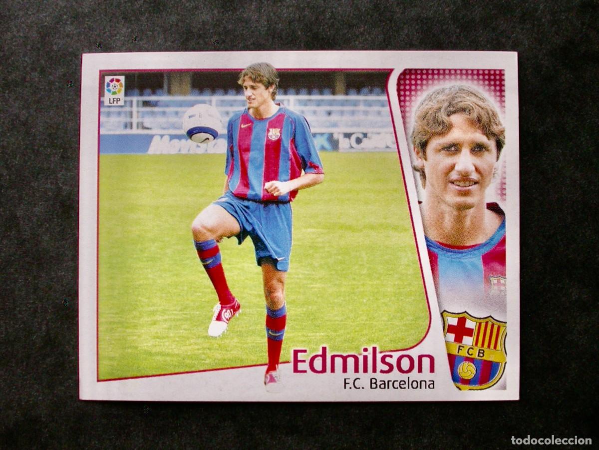 Cromos de f&uacute;tbol: EDMILSON / FICHAJE 19 / FC BARCELONA / EDICIONES ESTE LIGA 2004-2005 04-05 / NUNCA PEGADO